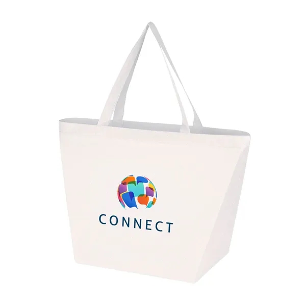20" x 13" x 8" non-woven polypropylene tote bag with handles... from ASI 63549 Jornik Manufacturing Corp