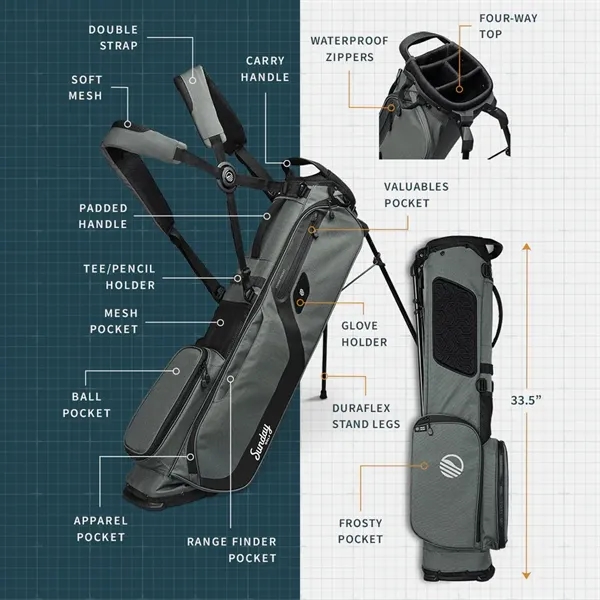 Lightweight golf bag that doesn't break the bank or your back!... from ASI 38120 Ball Pro / Diversified Quality Kitchenware