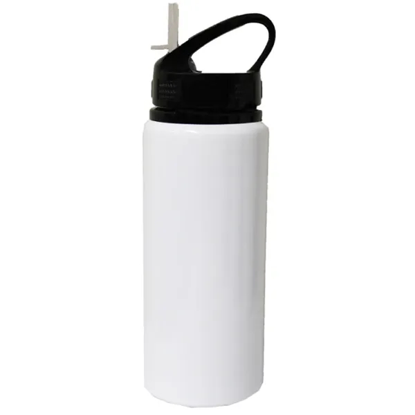 22 Oz. Sports water bottle, with straw drink spout, aluminum.... from ASI 36988 Artek USA Inc / Artek™
