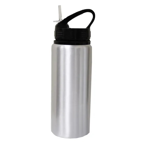 22 Oz. Sports water bottle, with straw drink spout, aluminum.... from ASI 36988 Artek USA Inc / Artek™