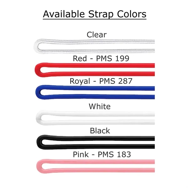 2 1/2" x 4 1/2" luggage tag that's embroidered on one... from ASI 90160 Suntex Industries