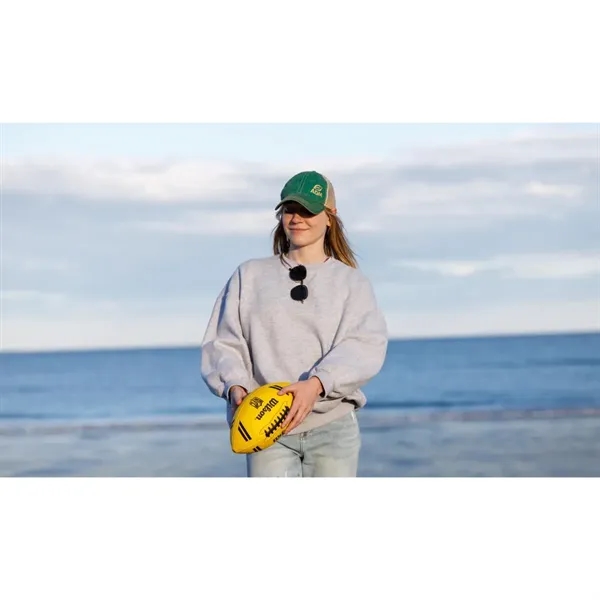 6 panel, vintage-wash trucker cap with soft mesh back panels and... from ASI 56070 Gemline / Gemline®