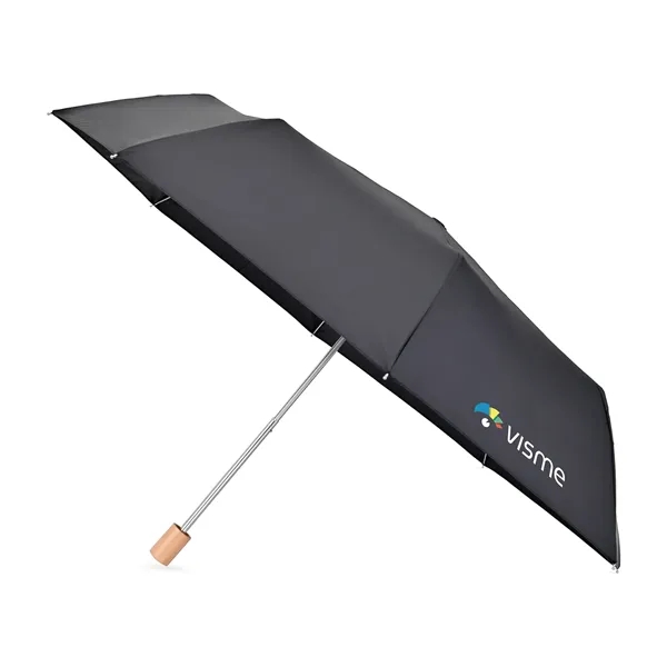 Manual folding umbrella with wooden handle, aluminum frame and 43" canopy.... from ASI 56070 Gemline / Gemline®