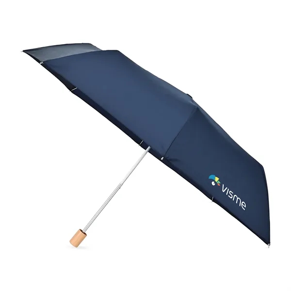 Manual folding umbrella with wooden handle, aluminum frame and 43" canopy.... from ASI 56070 Gemline / Gemline®