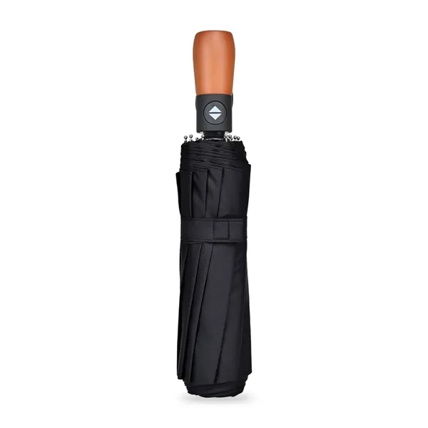 Folding umbrella with automatic open/closing and wooden handle.... from ASI 56070 Gemline / Gemline®