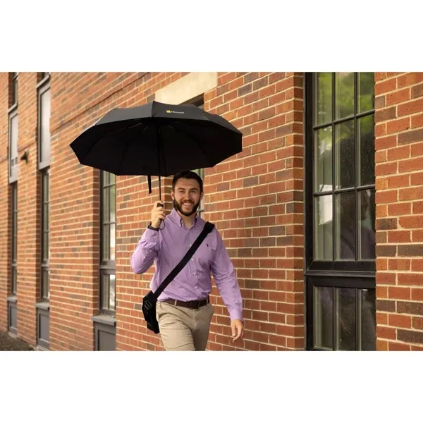 Folding umbrella with automatic open/closing and wooden handle.... from ASI 56070 Gemline / Gemline®