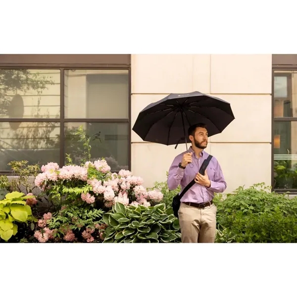 Folding umbrella with automatic open/closing and wooden handle.... from ASI 56070 Gemline / Gemline®