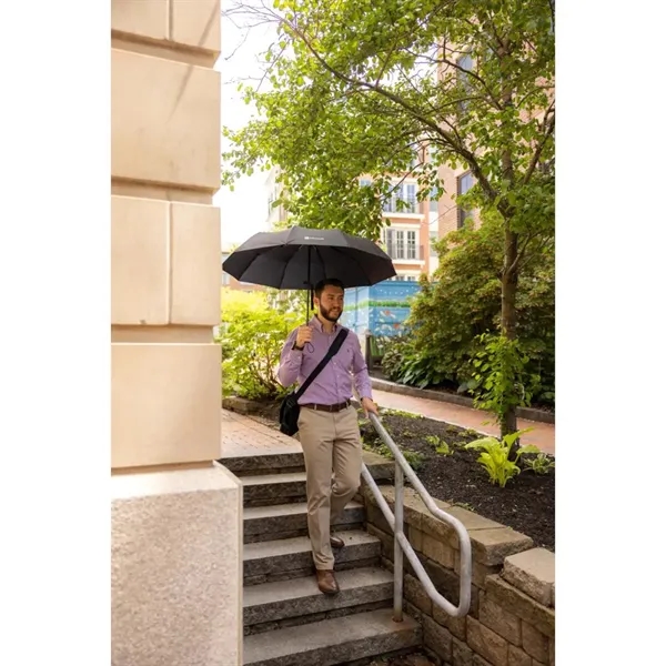 Folding umbrella with automatic open/closing and wooden handle.... from ASI 56070 Gemline / Gemline®