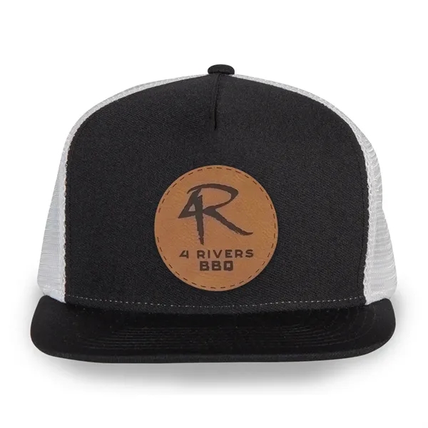 Five panel trucker cap with flex mesh back and plastic snapback... from ASI 56070 Gemline / Gemline®