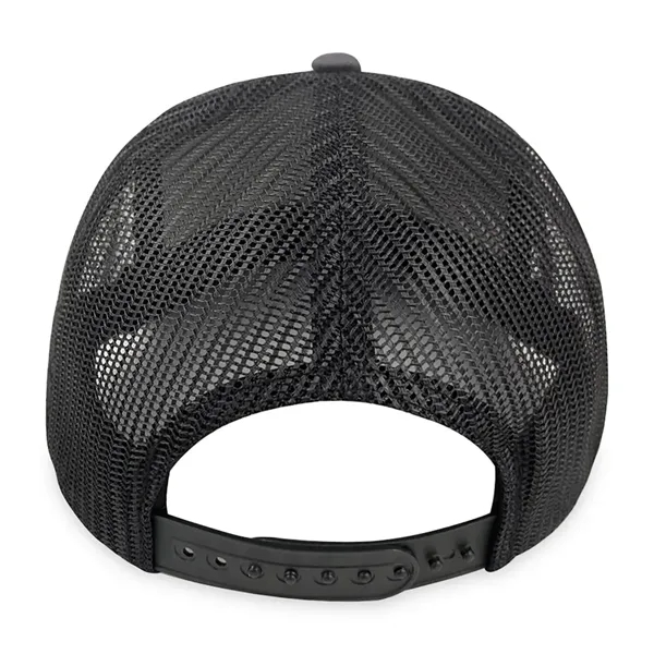 6 panel trucker hat with mesh back, slight curved brim and... from ASI 56070 Gemline / Gemline®