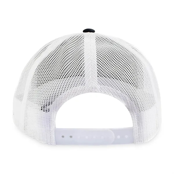 6 panel trucker hat with mesh back, slight curved brim and... from ASI 56070 Gemline / Gemline®