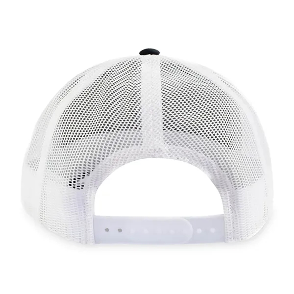 6 panel trucker hat with mesh back, slight curved brim and... from ASI 56070 Gemline / Gemline®