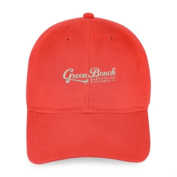 Six panel hat with low profile crown, curved brim, self-fabric strap... from ASI 56070 Gemline / Gemline®