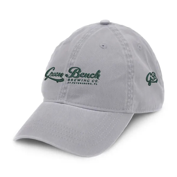 Six panel hat with low profile crown, curved brim, self-fabric strap... from ASI 56070 Gemline / Gemline®