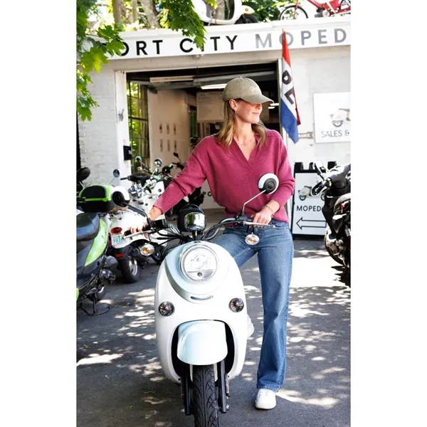 Six panel hat with low profile crown, curved brim, self-fabric strap... from ASI 56070 Gemline / Gemline®