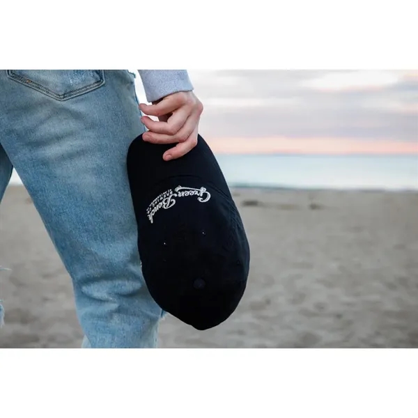 Six panel hat with low profile crown, curved brim, self-fabric strap... from ASI 56070 Gemline / Gemline®