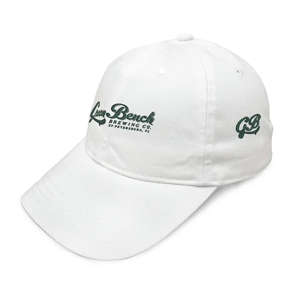 Six panel hat with low profile crown, curved brim, self-fabric strap... from ASI 56070 Gemline / Gemline®