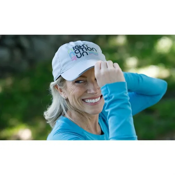 Six panel performance cap with antibacterial treated headband, curved brim and... from ASI 56070 Gemline / Gemline®