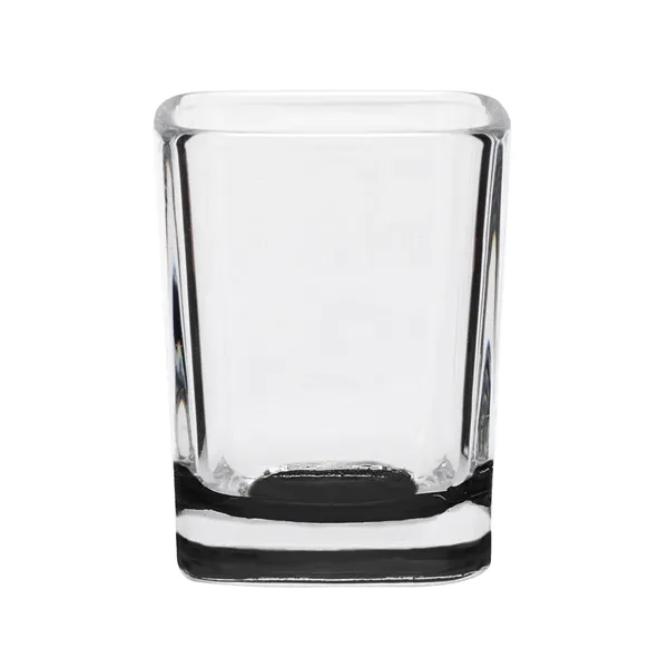 2 oz. square shaped clear shot glass.... from ASI 88060 Snugz/USA Inc / SnugZ USA®