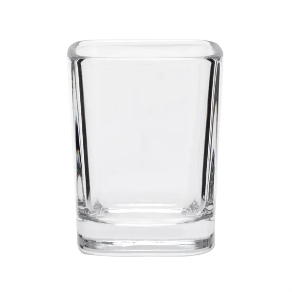 2 oz. square shaped clear shot glass.... from ASI 88060 Snugz/USA Inc / SnugZ USA®