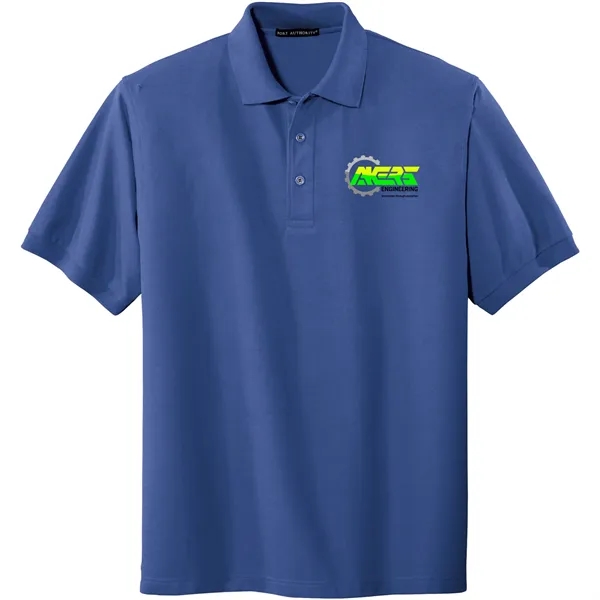 PORT AUTHORITY® SILK TOUCH™ POLO WITH EMBLEM... from ASI 30208 A P Specialties / AP Specialties