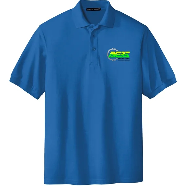 PORT AUTHORITY® SILK TOUCH™ POLO WITH EMBLEM... from ASI 30208 A P Specialties / AP Specialties