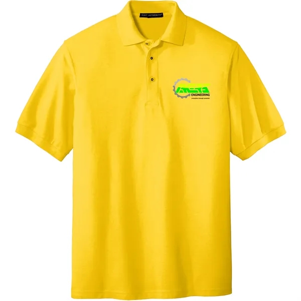 PORT AUTHORITY® SILK TOUCH™ POLO WITH EMBLEM... from ASI 30208 A P Specialties / AP Specialties