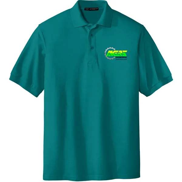 PORT AUTHORITY® SILK TOUCH™ POLO WITH EMBLEM... from ASI 30208 A P Specialties / AP Specialties