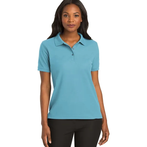 PORT AUTHORITY® LADIES SILK TOUCH™ POLO... from ASI 30208 A P Specialties / AP Specialties