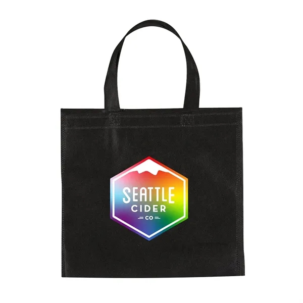 10.63" x 11" tote bag made of 80 gram non-woven material... from ASI 63549 Jornik Manufacturing Corp
