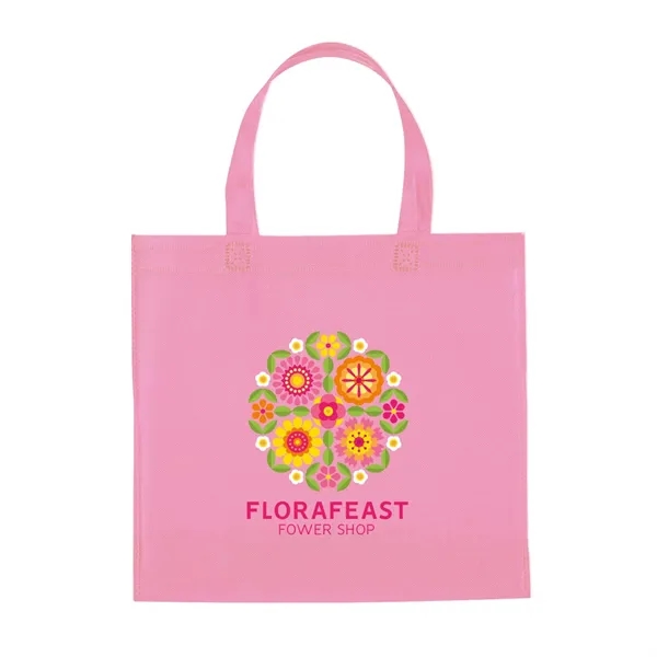 10.63" x 11" tote bag made of 80 gram non-woven material... from ASI 63549 Jornik Manufacturing Corp
