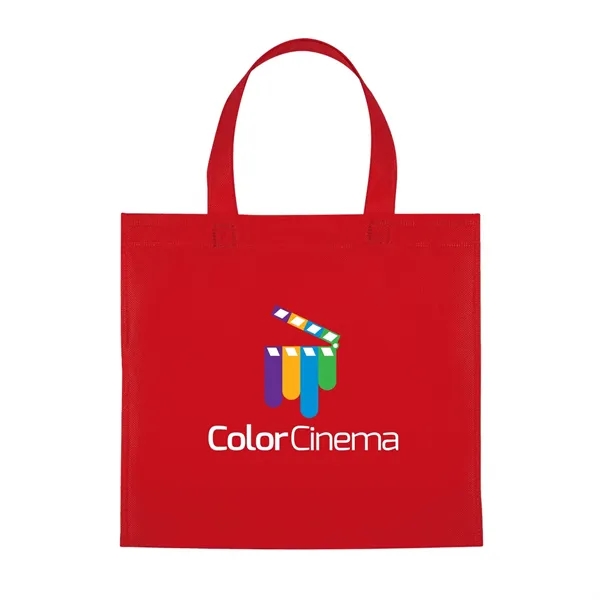 10.63" x 11" tote bag made of 80 gram non-woven material... from ASI 63549 Jornik Manufacturing Corp