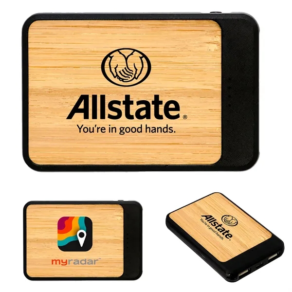 UL BAMBOO HIGH DENSITY VOLT POWER BANK... from ASI 30208 A P Specialties / AP Specialties