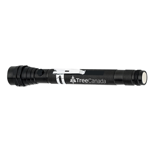 Metal body flashlight with magnetic base.... from ASI 34040 Alexander Mfg Co