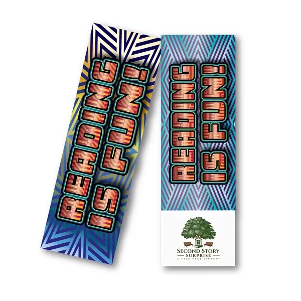 Bookmarks with full color logo printed on one side.... from ASI 56080 Playing Cards On Demand