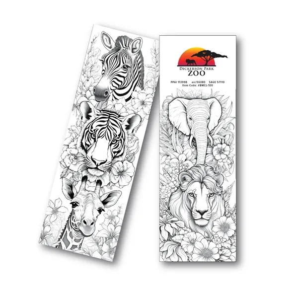 Bookmarks with full color logo printed on one side.... from ASI 56080 Playing Cards On Demand