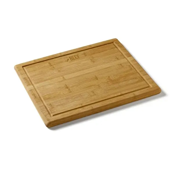 Large Bamboo Cutting Board with a groove around the edge for... from ASI 46170 Compass Industries Inc