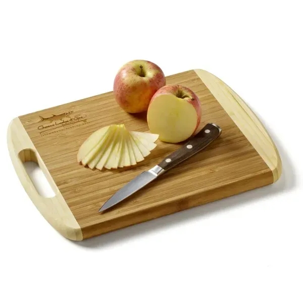 Large Bamboo Cutting Board with a handle for easy transport and... from ASI 46170 Compass Industries Inc