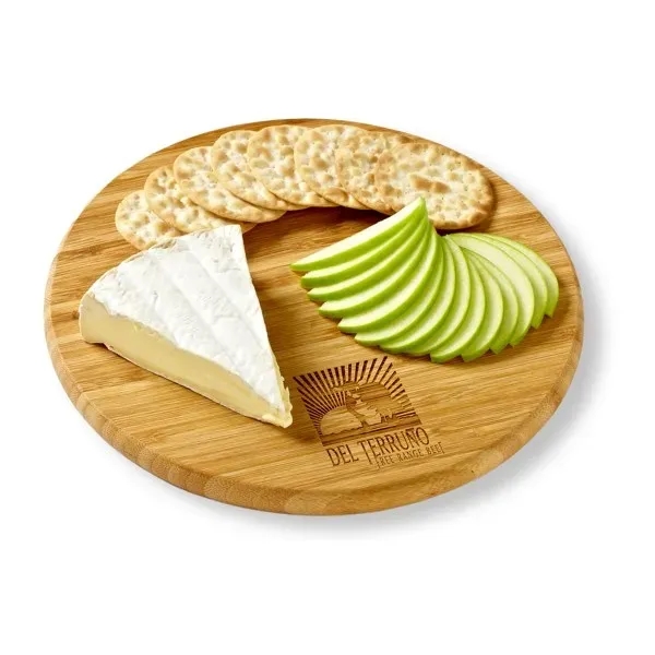 9.75" Round Bamboo Cutting Board. Premium grade 100% renewable bamboo with... from ASI 46170 Compass Industries Inc