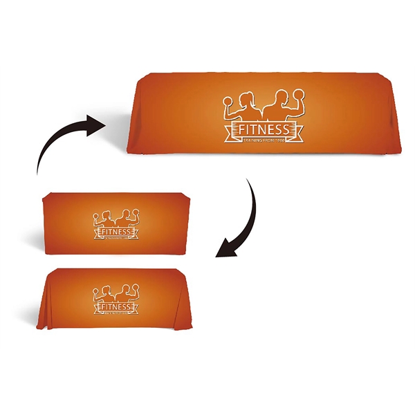 Convertible Economy Table Cover - 6oz 300 denier Polyester w/full color... from ASI 49891 Discount Marketing Products / DMP