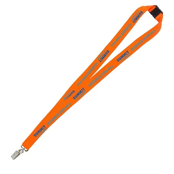 18" x 3/4" rPET polyester lanyard with silkscreen imprint.... from ASI 62660 Innovation Line