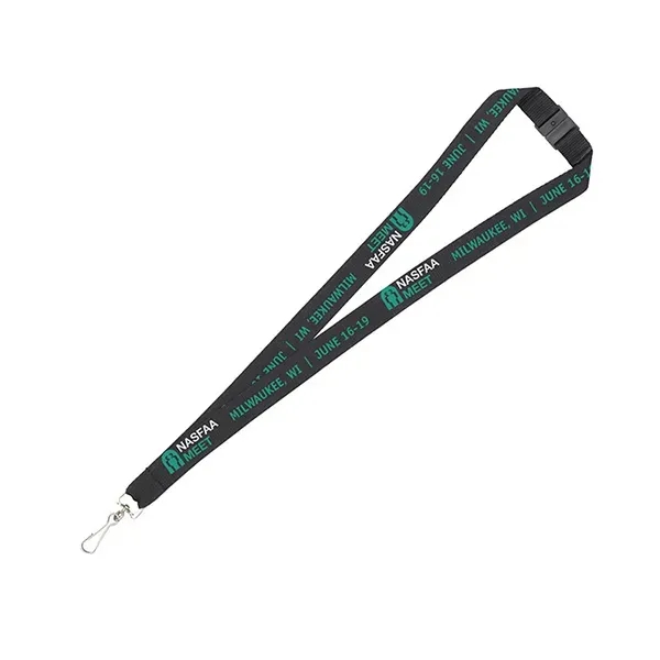 18" x 3/4" rPET polyester lanyard with silkscreen imprint.... from ASI 62660 Innovation Line