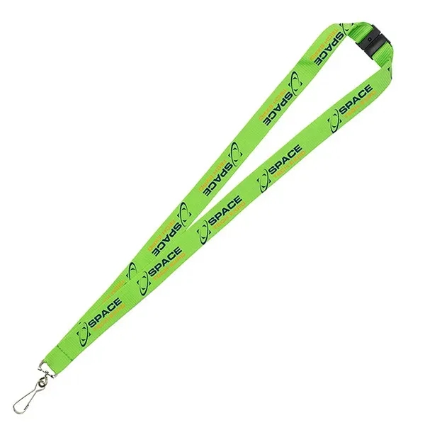 18" x 3/4" rPET polyester lanyard with silkscreen imprint.... from ASI 62660 Innovation Line