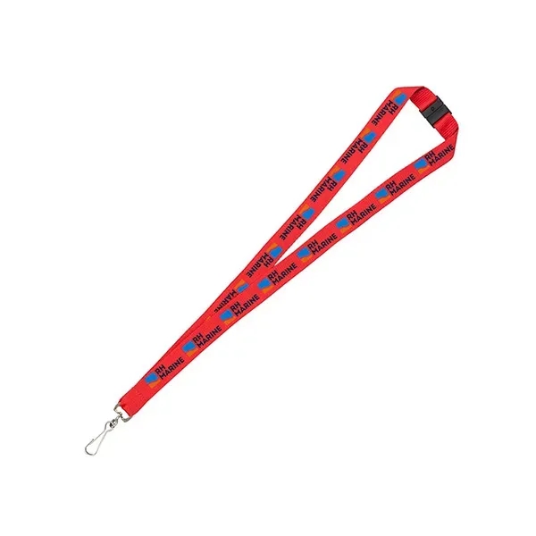 18" x 3/4" rPET polyester lanyard with silkscreen imprint.... from ASI 62660 Innovation Line