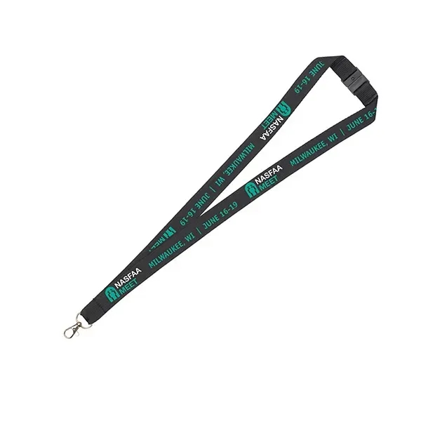 18" x 3/4" rPET polyester lanyard with silkscreen imprint.... from ASI 62660 Innovation Line