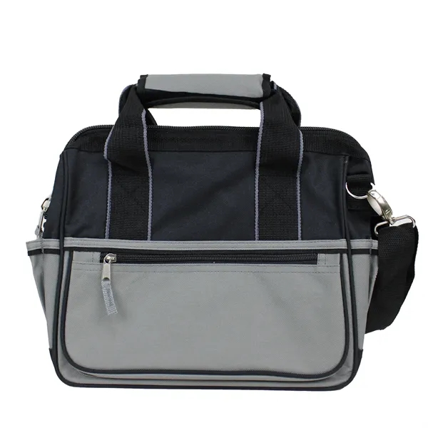 Deluxe 2-tone tool tote bag with multiple compartments and made with... from ASI 37980 Bagworld
