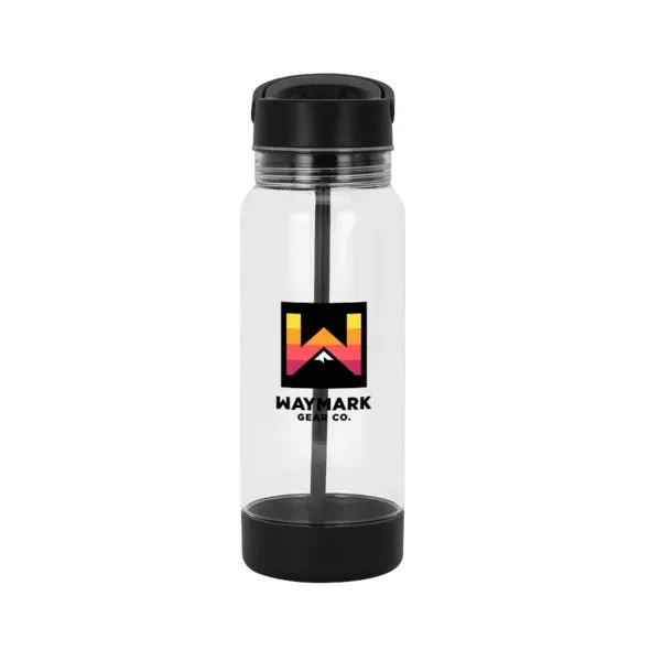 40 oz. water bottle with flip-up straw, carry handle, non-slip base... from ASI 88060 Snugz/USA Inc