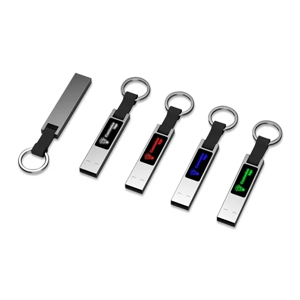 Flash drive with custom light up logo... from ASI 90859 Tempo Industries Inc / Tempo Tempoline