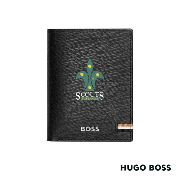 Hugo Boss® Iconic Trifold Card Holder is characterized by carefully chosen... from ASI 84592 St Regis Group