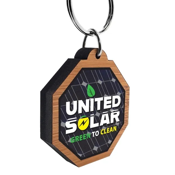 5/16" bamboo keychain with 1" split ring.... from ASI 72521 Morris Magnets / Laser Cuts